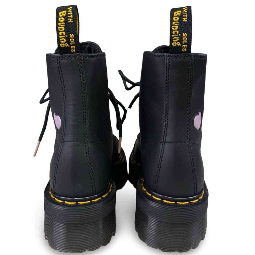 Dr Martens Sinclair Heart Platform Boots‎ Black Womens 6 Jadon Style - Picture 4 of 10